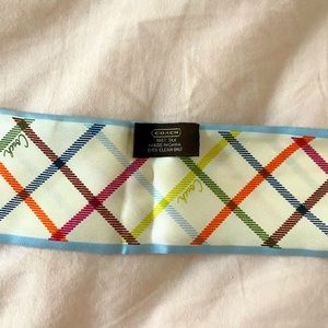 Coach Ladies Silk Neck Scarf